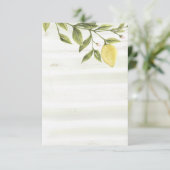 Citroen bedankaarten bedankkaart (Staand voorkant)