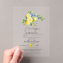 Citroen Blauwe Citrusvrucht Zomer Baby Shower