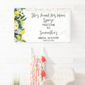 Citroen Bloemen Main Squeeze Vrijgezellenfeest Ban Spandoek (Insitu)