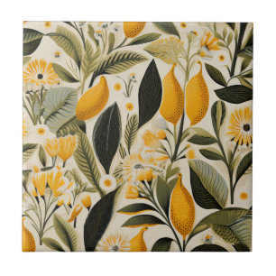 Citroen Botanische Gaard Naadloos Tegeltje