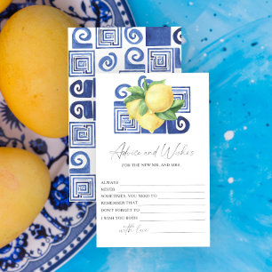Citroen - Bruiloft Feest Advies en Wensen Briefpapier