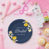 Citroen Bruiloftsfeest Papieren Bordje (Feest)