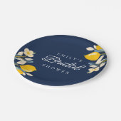 Citroen Bruiloftsfeest Papieren Bordje (Gekanteld)