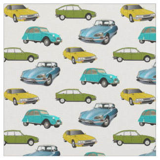 Citroen Cars Fabric Stof