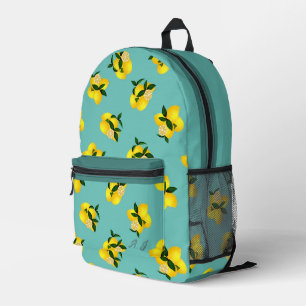 Citroen Chic Design Aqua Bedrukte Rugzak