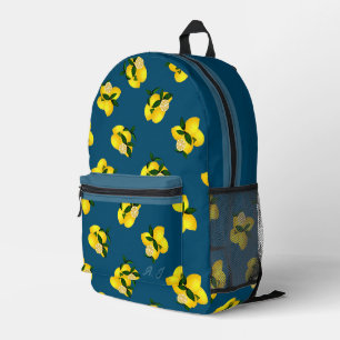 Citroen Chic Design Turquoise Bedrukte Rugzak