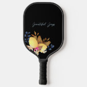 Citroen Chic Monogram Zwart Pickleball Paddle (Achterkant)