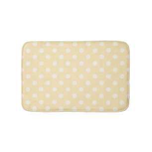 Citroen chiffon gele polka dots badkamer tapijt badmat