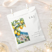 Citroen Citrus Amalfi Kust Italiaanse bruiloft Bedankzakje (Geknipt)