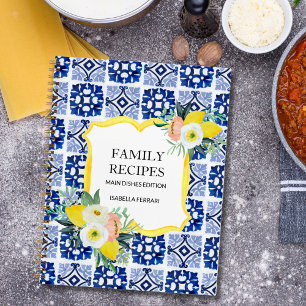 Citroen Citrus Italiaans Mediterraan Receptenboek Notitieboek