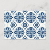 Citroen Citrus Positano Italiaanse bruiloft Informatiekaartje (Achterkant)