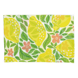 Citroen Citrus Zomer Patroon Kussensloop