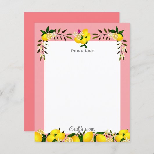 Citroen Craft Peach (Voorkant / Achterkant)