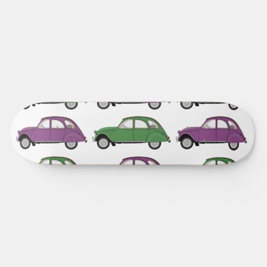 Citroen dos caballos skateboard (Horizontaal)