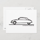 Citroën DS 21 Briefkaart (Voorkant / Achterkant)