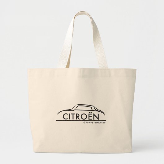 Citroen DS 21 Grote Tote Bag (Voorkant)