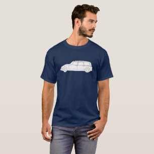 Citroën DS Break   Familiale lijnkunst T-shirt