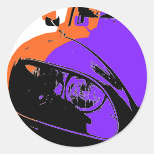 Citroen DS Ronde Sticker