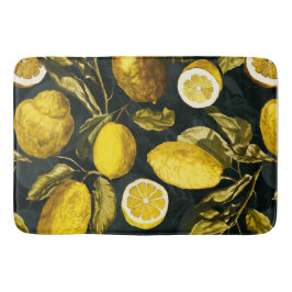 Citroen en blad patroon V Badmat