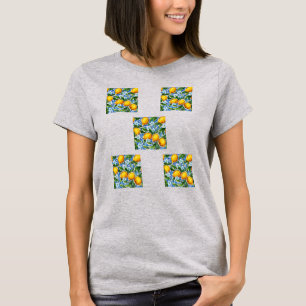 Citroen en bladeren T-shirt