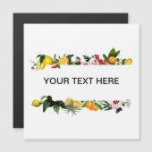 Citroen en fruit lijst aangepaste tekst briefkaart (Voorkant / Achterkant)