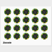 Citroen Etherische Olie Zakelijk Flessenetiket Ronde Sticker (Vel)