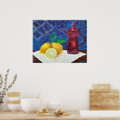 Citroen geel poster (Keuken)