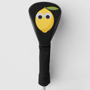 Citroen Karakter, zoet fruit met googly ogen Golfheadcover