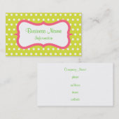 Citroen Limoen Citrus Visitekaartje (Voorkant / Achterkant)