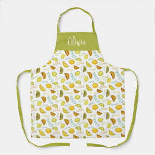 Citroen & Limoen Citrusfruit Patroon Schort