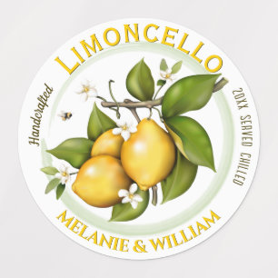 Citroen Limoncello Fruit Gift Labels