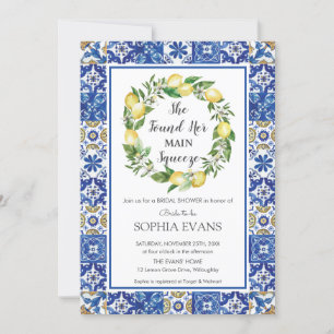 Citroen Main Squeeze Mediterraan Vrijgezellenfeest Kaart