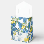 Citroen Mediterraan Tegel Bruidsdouche Bedankdoosjes (Geopend)