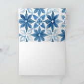 Citroen Mediterraan Tegel Bruidsdouche  Bedankkaart (Binnen)