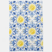 Citroen Mediterraanse Tegel  Theedoek