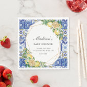 Citroen Mediterraanse Verjaardag Bruids Baby Showe Servet (Insitu)