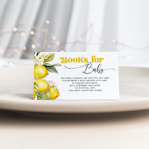 Citroen mediterrane boeken voor baby informatiekaartje