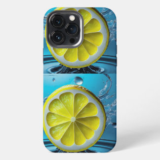 Citroen met verfrissende waterdruppels iPhone 13 pro max hoesje