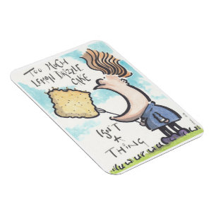 Citroen motregen taart magneet