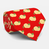 Citroen op rood stropdas (Opgerold)