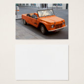Citroen orange Mehari (Devant & derrière)