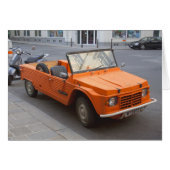Citroen orange Mehari (Devant horizontal)