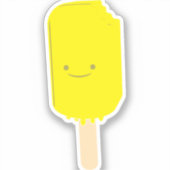 Citroen Popsicle Cartoon Tekening Sticker (Voorkant)