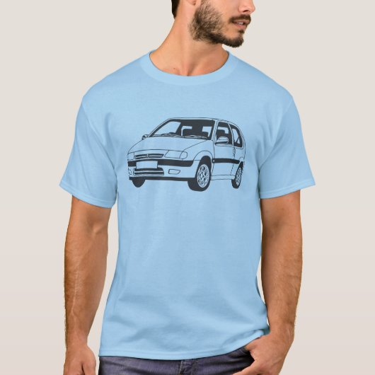 Citroen Saxo VTS geïnspireerd T-shirt (Voorkant)