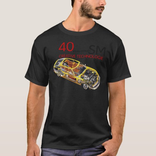 CITROEN SM Classic T-shirt Copie (Devant)