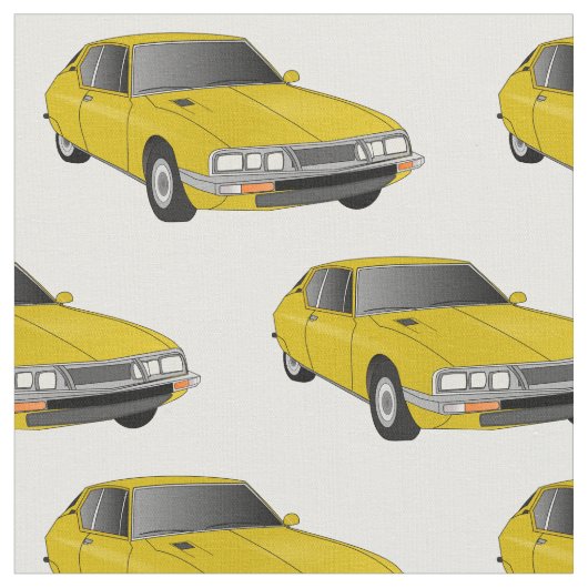 Citroen SM Fabric Stof (Close Up)