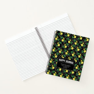 Citroen-Thema "Happy Journal" Fruit & Positiviteit Notitieboek