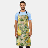 Citroen-thema keuken schort (Gedragen)