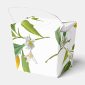 Citroen thema vrijgezellenfeest gunst box bedankdoosjes (Achterkant)