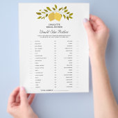 Citroen Thema Would She Rather Bruidsjonker Spel Flyer (Hand)